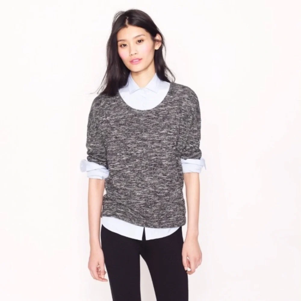 J. Crew Jaspé Scoopneck Pullover Size M Sweater